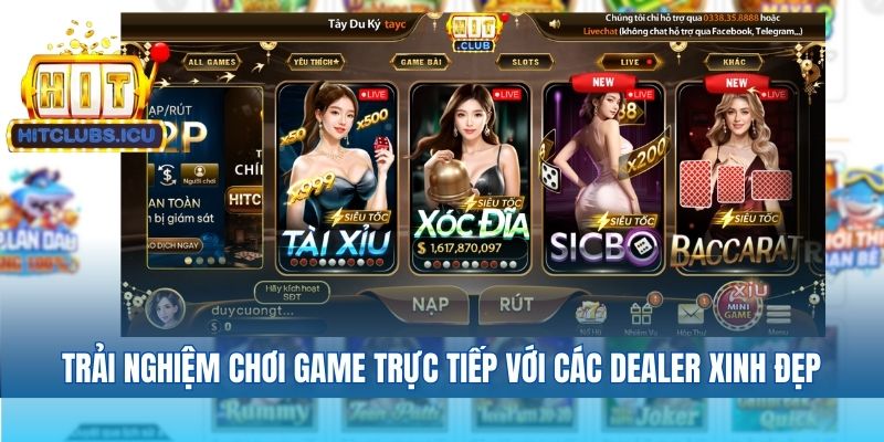 Trải nghiệm casino trực tuyến cùng các hot girl đình đám hiện nay