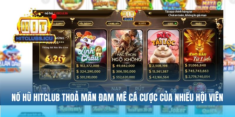 thoả sức đam mê với nhiều thể loại nổ hũ cực chất